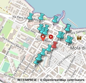 Mappa Via Antonio Gramsci, 70042 Mola di Bari BA, Italia (0.2165)