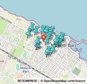 Mappa Via Antonio Gramsci, 70042 Mola di Bari BA, Italia (0.275)