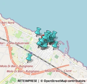 Mappa Via Niccolò Van Westerhout, 70042 Mola di Bari BA, Italia (0.35722)