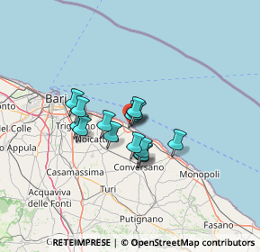 Mappa Via Niccolò Van Westerhout, 70042 Mola di Bari BA, Italia (9.43071)