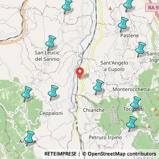 Mappa Via Quadriello, 82010 Sant'Angelo a Cupolo BN, Italia (3.44818)