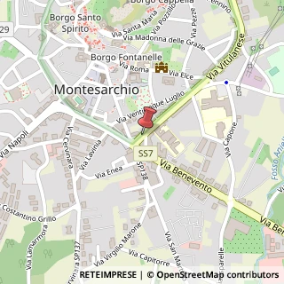 Mappa Via Vitulanese, 5, 82016 Montesarchio, Benevento (Campania)