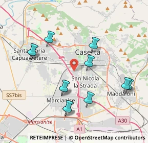 Mappa Loc. Ponteselice, 81100 Caserta CE, Italia (4.3325)
