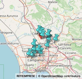 Mappa Via Ugo Foscolo, 81055 Santa Maria Capua Vetere CE, Italia (9.14625)