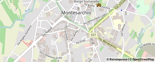 Mappa Montesarchio