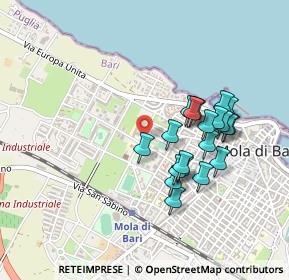 Mappa Viale Aldo Moro, 70042 Mola di Bari BA, Italia (0.4405)