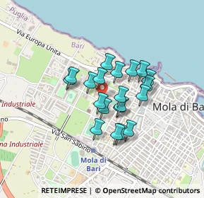 Mappa Viale Aldo Moro, 70042 Mola di Bari BA, Italia (0.321)