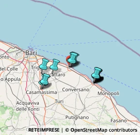 Mappa Viale Aldo Moro, 70042 Mola di Bari BA, Italia (11.3475)