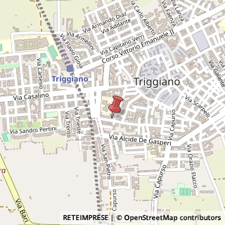 Mappa Via Benedetto Croce, 19, 70019 Triggiano, Bari (Puglia)