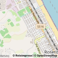 Map Roseto degli Abruzzi