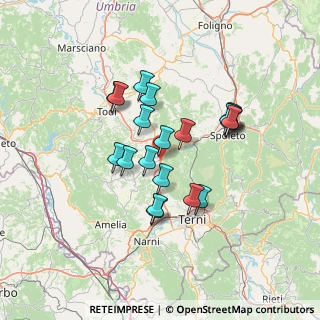 Mappa SS3bis, 05021 Acquasparta TR, Italia (11.9205)