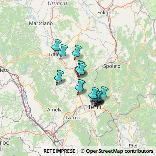 Mappa Via Tiberina, 05021 Acquasparta TR, Italia (11.066)