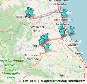 Mappa Via San Marco, 64100 Teramo TE, Italia (13.89583)