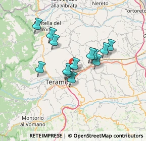 Mappa Via San Marco, 64100 Teramo TE, Italia (5.59615)