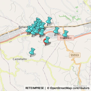 Mappa Via Campiglio, 64020 Castellalto TE, Italia (1.586)