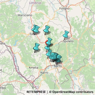 Mappa Via Piè Castello, 05021 Acquasparta TR, Italia (10.485)