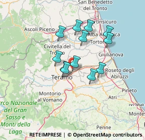 Mappa Via Guerrieri Crocetti, 64100 Nepezzano TE, Italia (11.40333)