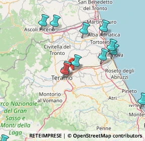 Mappa Via Guerrieri Crocetti, 64100 Nepezzano TE, Italia (23.462)