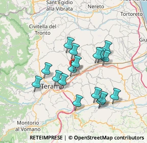 Mappa Via Guerrieri Crocetti, 64100 Nepezzano TE, Italia (6.36882)