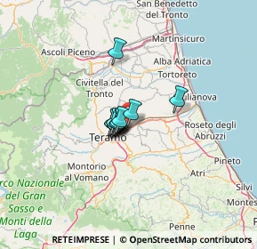Mappa Via Ferdinando Ranalli, 64100 Teramo TE, Italia (6.36)