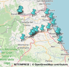 Mappa Via Ferdinando Ranalli, 64100 Teramo TE, Italia (15.2775)