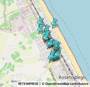 Mappa Via Michelangelo Buonarroti, 64026 Roseto degli Abruzzi TE, Italia (0.2725)