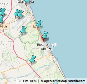 Mappa Via Michelangelo Buonarroti, 64026 Roseto degli Abruzzi TE, Italia (6.48583)