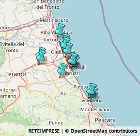 Mappa Via Michelangelo Buonarroti, 64026 Roseto degli Abruzzi TE, Italia (9.72571)