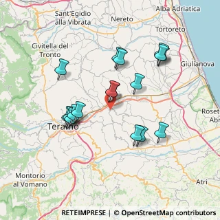 Mappa 64020 San Nicolò A Tordino TE, Italia (7.21529)