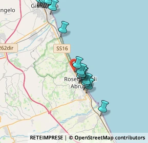 Mappa Via Teofilo Patini, 64026 Roseto degli Abruzzi TE, Italia (5.0445)