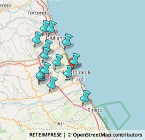 Mappa Via Teofilo Patini, 64026 Roseto degli Abruzzi TE, Italia (6.72143)