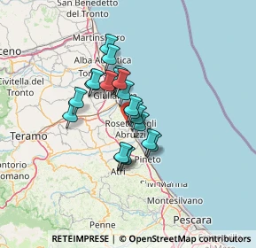 Mappa Via Teofilo Patini, 64026 Roseto degli Abruzzi TE, Italia (9.257)