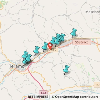 Mappa Via A. Vespucci, 64100 San Nicolò A Tordino TE, Italia (3.34857)