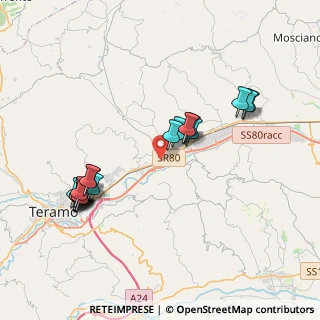 Mappa Via A. Vespucci, 64100 San Nicolò A Tordino TE, Italia (4.265)
