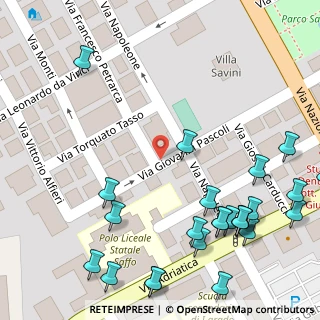 Mappa Via Giovanni Pascoli, 64026 Roseto degli Abruzzi TE, Italia (0.0963)