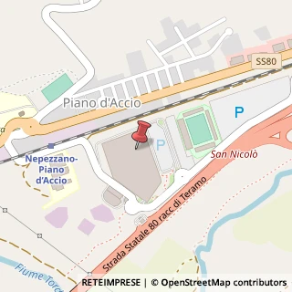 Mappa Piano D?accio Centro Commerciale Gra, Località, 64100 Teramo, Teramo (Abruzzo)