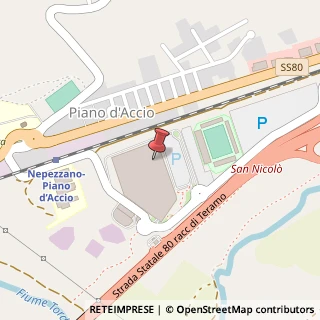 Mappa 64100 Piano D'accio TE, Italia, 64100 Teramo, Teramo (Abruzzo)