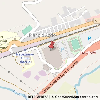 Mappa Località Piano D?Accio Centro Commerciale Gran Sasso, 64100 Teramo TE, Italia, 64100 Teramo, Teramo (Abruzzo)