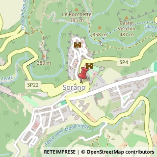 Mappa Piazza del Municipio, 3, 58010 Sorano, Grosseto (Toscana)