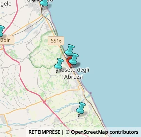 Mappa Via Silvio Pellico, 64026 Roseto degli Abruzzi TE, Italia (6.35545)