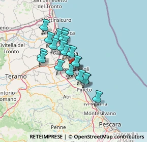 Mappa Via Silvio Pellico, 64026 Roseto degli Abruzzi TE, Italia (10.2535)