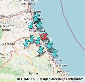 Mappa Vicolo Metauro, 64026 Roseto degli Abruzzi TE, Italia (11.035)
