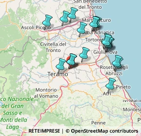 Mappa Via Vespucci località, 64100 Teramo TE, Italia (15.0095)