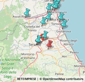 Mappa Via Vespucci località, 64100 Teramo TE, Italia (17.44)
