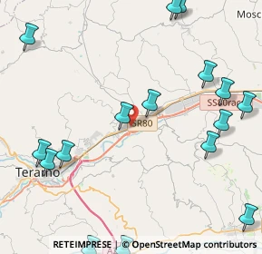 Mappa Via Vespucci località, 64100 Teramo TE, Italia (6.05688)