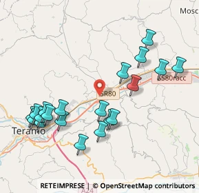 Mappa Via Vespucci località, 64100 Teramo TE, Italia (4.5275)