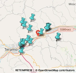 Mappa Via Vespucci località, 64100 Teramo TE, Italia (3.34684)