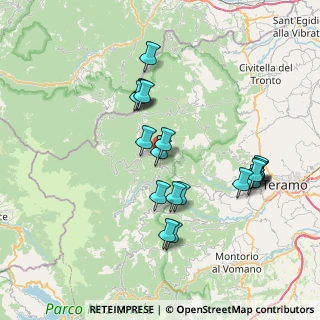Mappa Via del Municipio, 64010 Rocca Santa Maria TE, Italia (7.5425)
