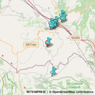 Mappa Via Conicchio, 05010 Porano TR, Italia (4.08455)