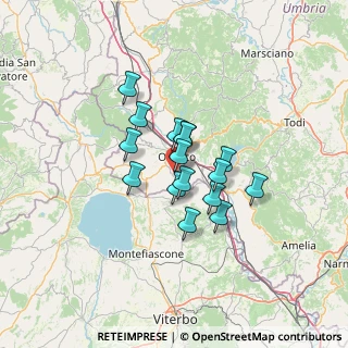 Mappa Via Conicchio, 05010 Porano TR, Italia (9.385)